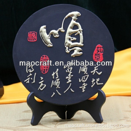 New Year 2014 top selling Chinese traditional Carved Activated carbon crafts for table ornament as gifts